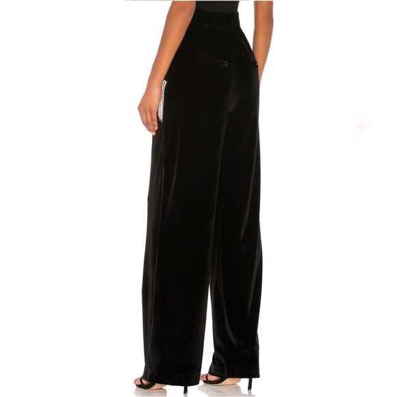 REVOLVE LPA Carlotta Velour Pants in Black - Picture 2 of 10
